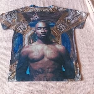 Tupac's Versace inspired t-shirt. Size M ..New never worn